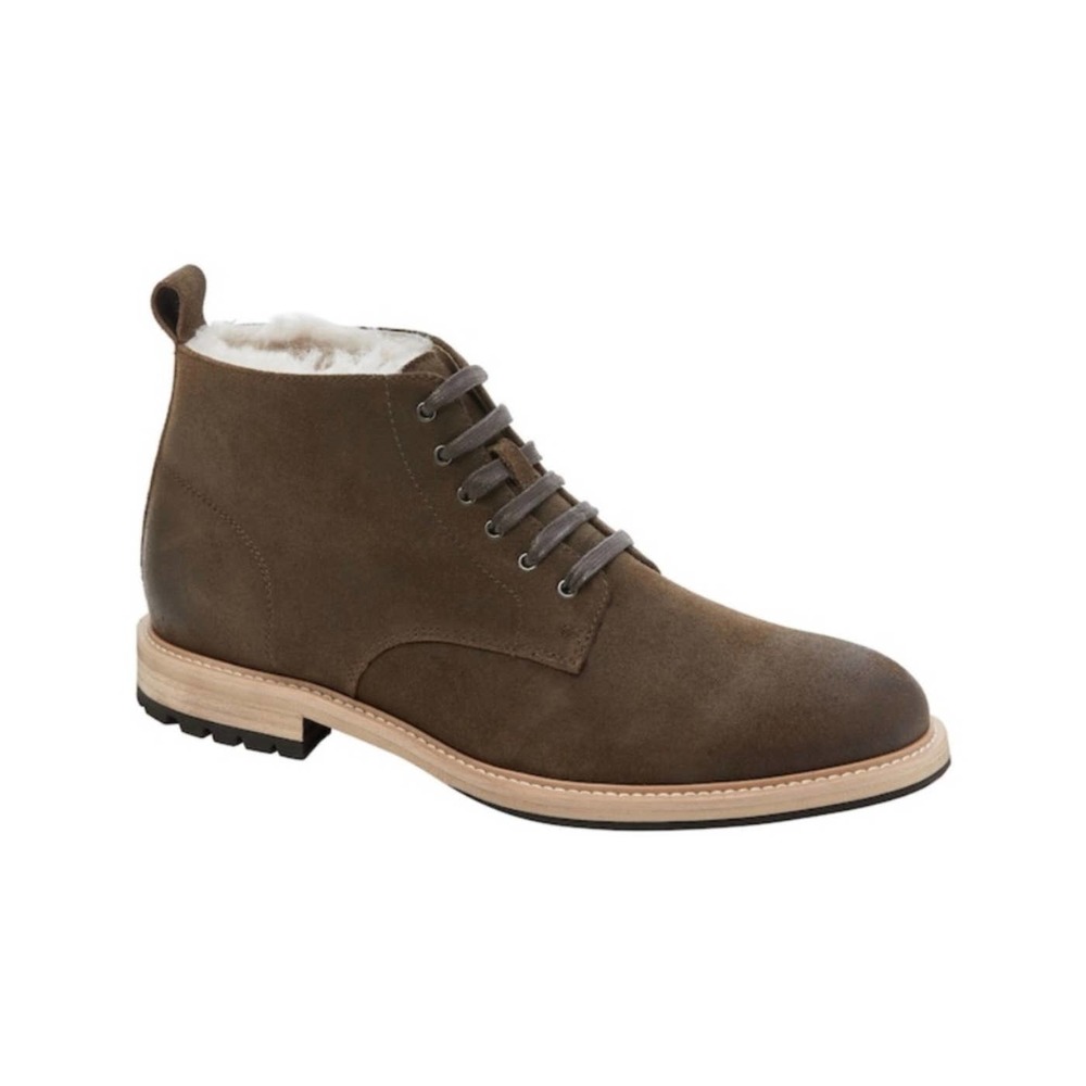 Banana Republic Green Leather Suede Fall Boots Men’s Size 9